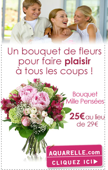 Bouquet mille pensées : 25 euros seulement !